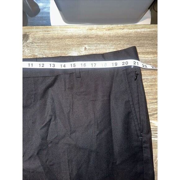 Nordstrom Tech Smart Trim Fit Dress Pants. Size 42x37. Raw Hem Black. NWT. P - Picture 8 of 11